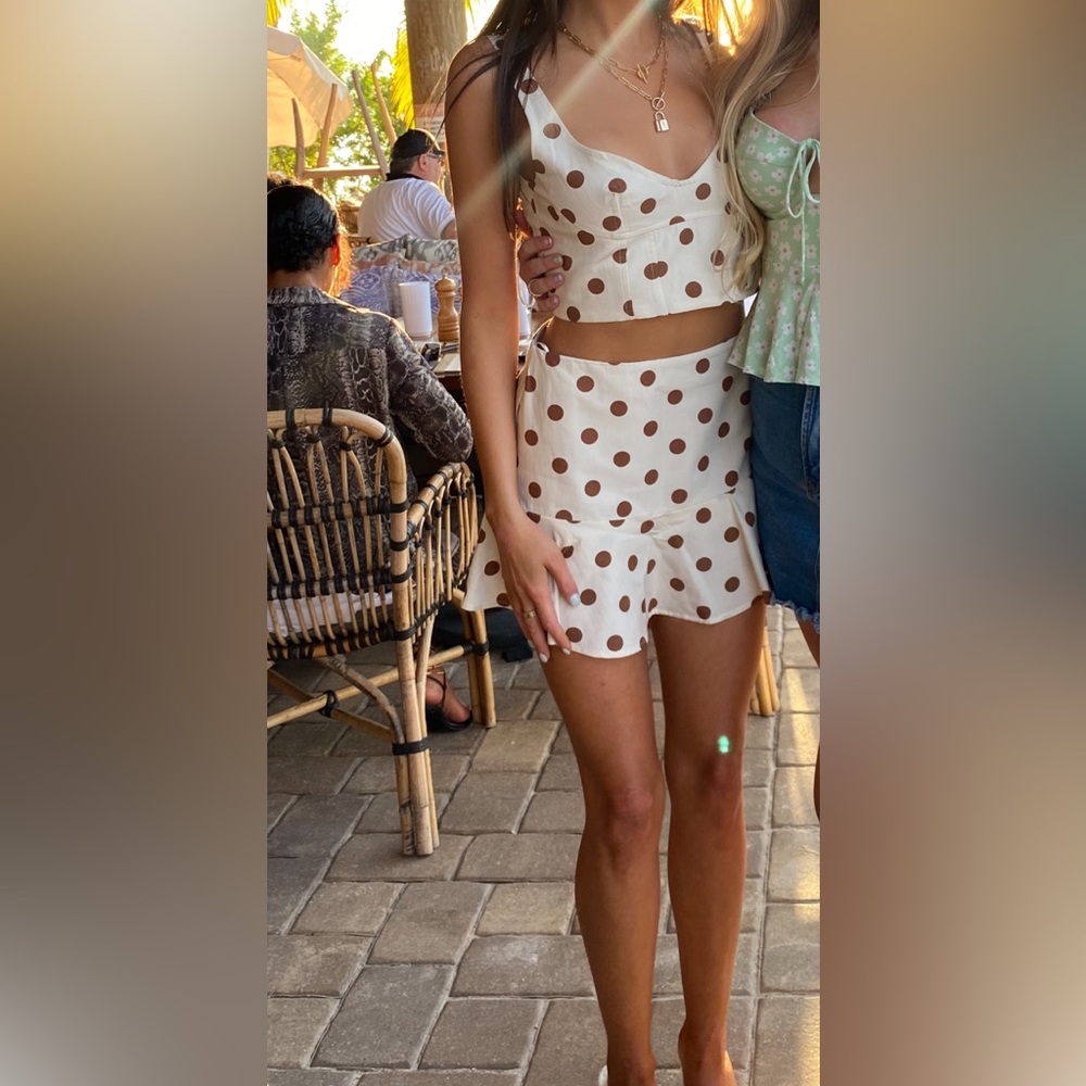 Polka Dot Two-Piece Set